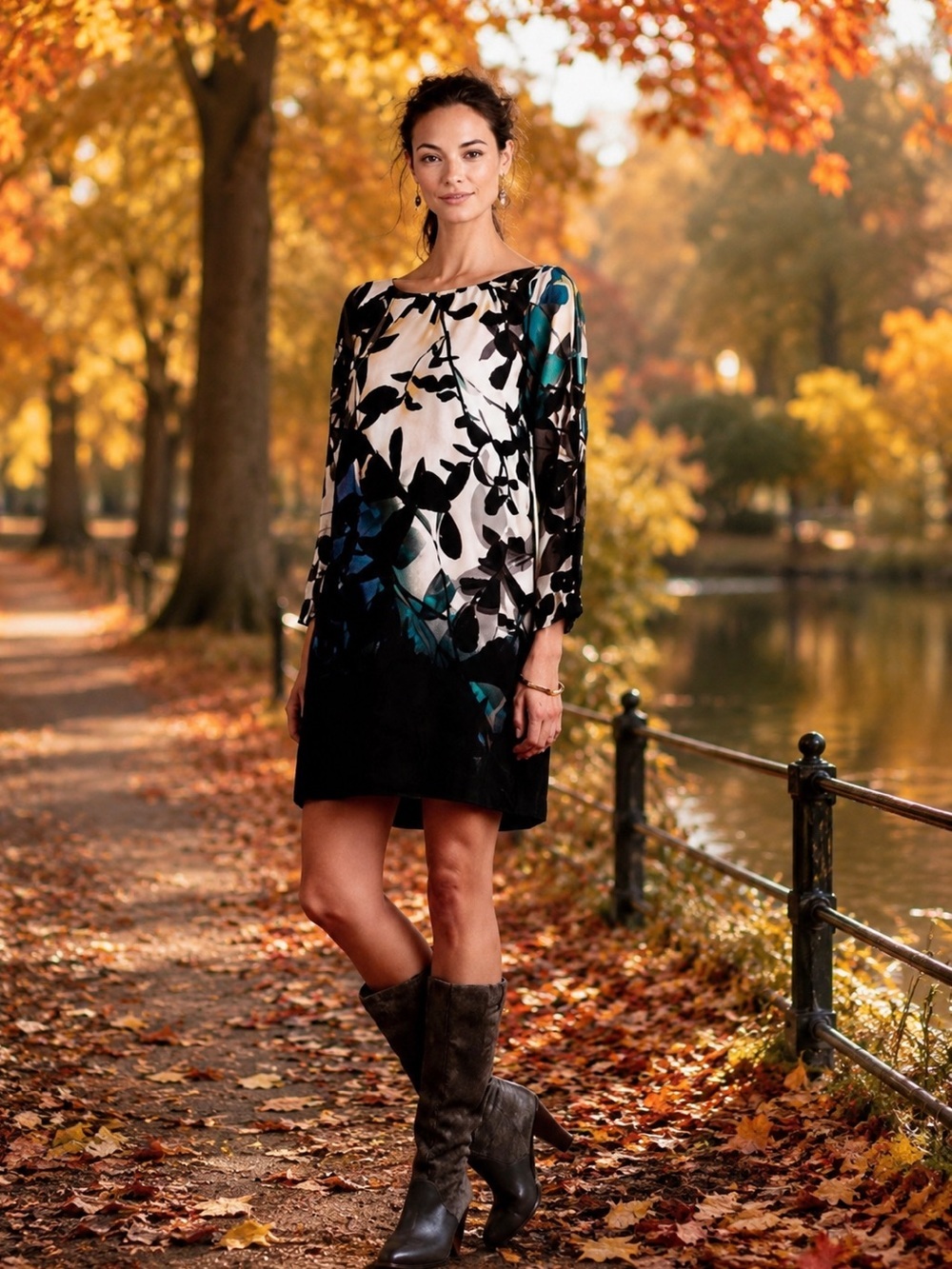 Maeve Anthropologie Shaded Garden Shift Dress Black Floral Cut-out Sleeve  XS.